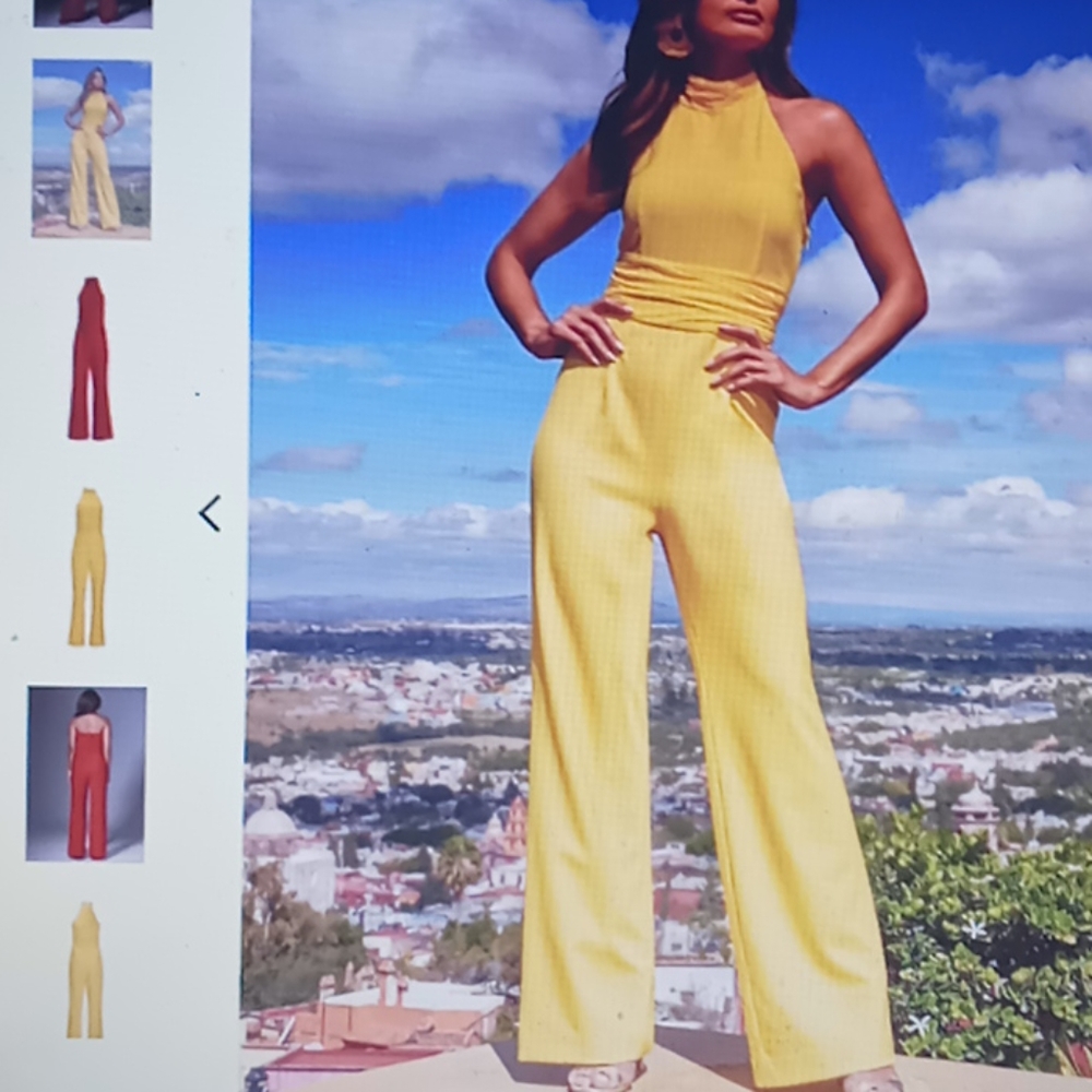 Yellow Jumpsuit💛💋 - Picture 8 of 8